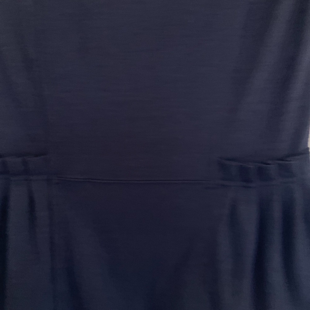 Marc by Marc Jacobs Vintage Top Peter Pan Collar Pleats Preppy Small Navy Blk Sm - Picture 4 of 12